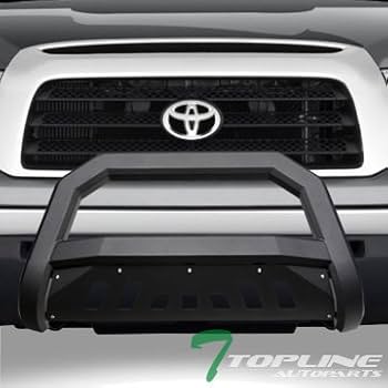 Amazon | TOPLINE AutopartマットブラックAVTスタイルブルバー